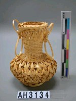 藏品(竹編織花籃)的圖片